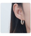 Appealing Silver Hoop Earring HO-2511